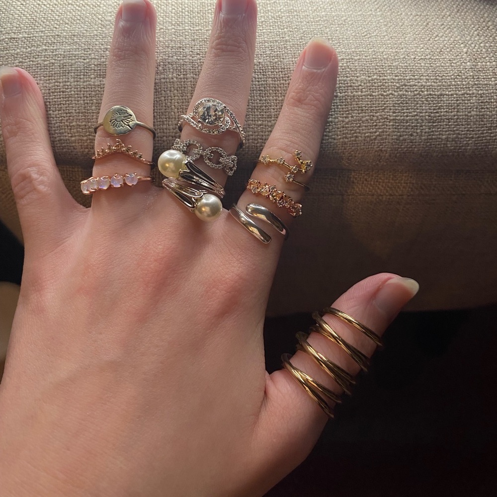 Lot of 10 Rings
